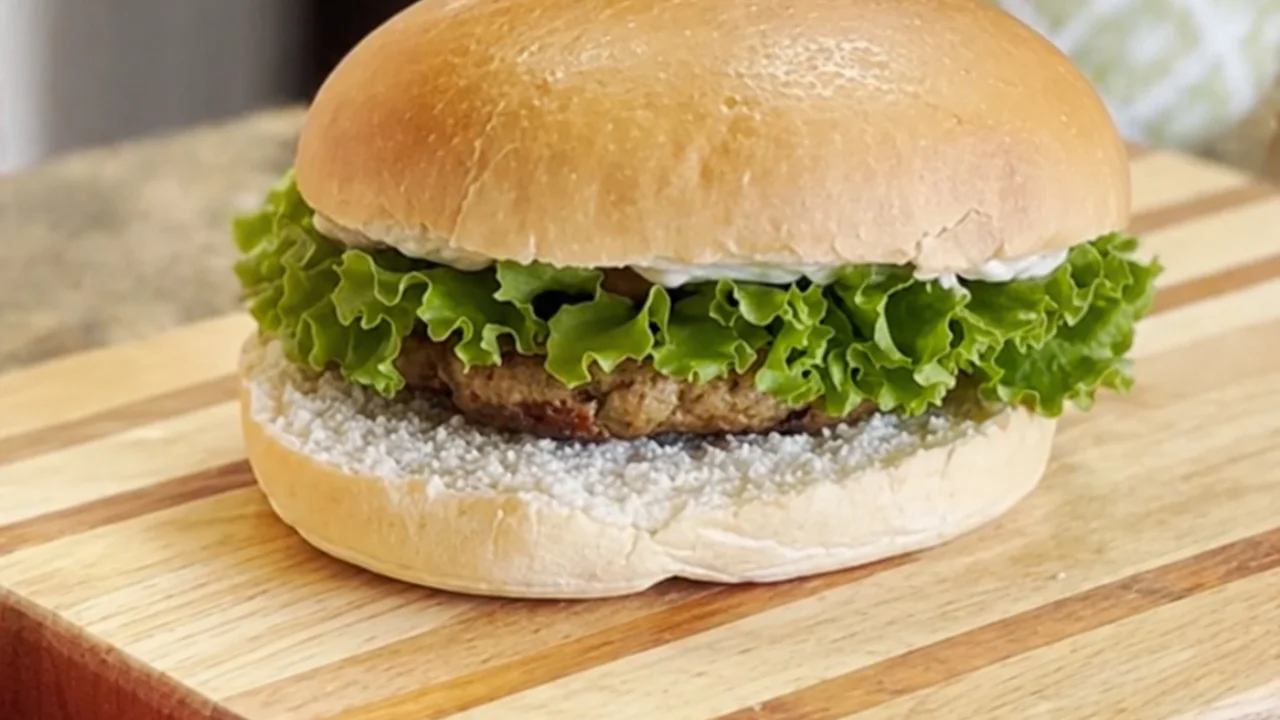 Hamburguesa de atún